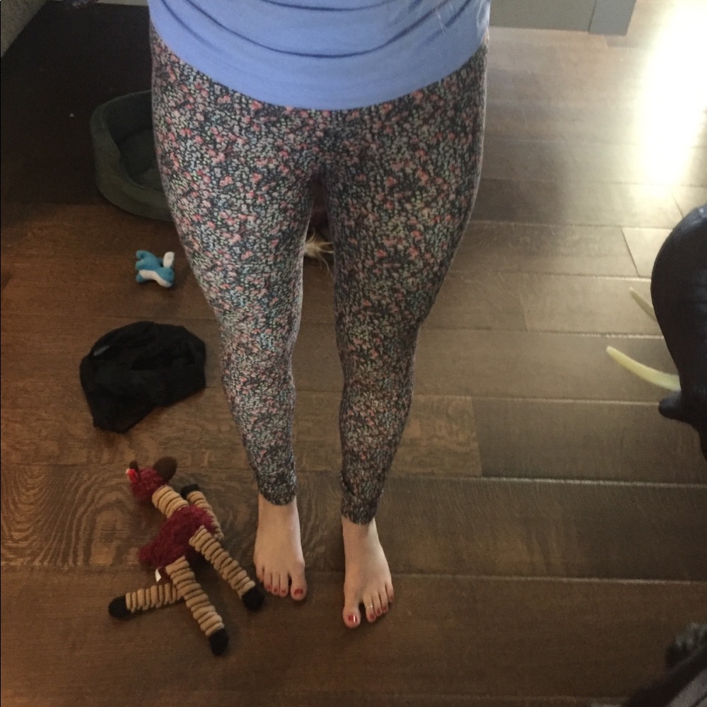 Floral leggings